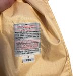 London Towne Vintage Golden Yellow Shimmer Trench Coat Womens Size 8 Long Formal Photo 3