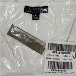 J.Crew  Stretch cotton-blend V-neck top in white Photo 2