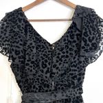Bishop and Young Bishop + Young Emily Animal Print Dress Black Size M Photo 7