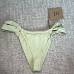 Stone Fox Swim NEW NWT  bikini set Bijou Bottom + Lele Top aloe wash light green Photo 5