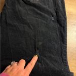 Reba Y2K  SZ 38” Black STUDDED/EMBROIDERED Pockets Straight Leg CORDUROY PANTS Photo 8