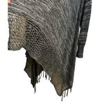 One World   Size XL  Live and Let Live Women's Cardigan Sweater Gray/Black Photo 7