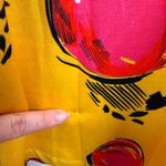 Eloquii Yellow Pomegranate Print Maxi Dress Sz 18 Colorful Fruit Resort Stretch Photo 4