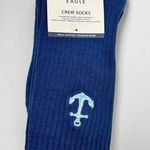 American Eagle  Women's Preppy Style Crew Socks with Anchor Design One Pack NWT Photo 0