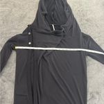 Free People Black Asymmetrical Button Cardigan Photo 2