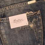 Kancan distressed and fringed shorts size large Blue Photo 5