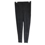 ZARA faux suede high waisted dress pants with ankle zippers Photo 8