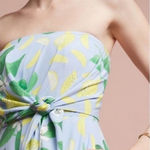 Anthropologie  Maeve Lemon Grove Strapless Jumpsuit Size: 10P Photo 0