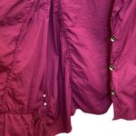 XCVI π· Lightweight Ruched Cotton Utility/Safari Jacket/Blazer Burgundy 3X Photo 5