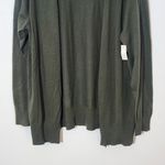 Amazon Army Green Women's Cardigan Sweater NWT Size XXL Green Cardigan Photo 3