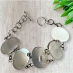 Vintage Mexico Silver Women’s Turquoise, Green & Yellow Natural Stone Bracelet Blue Photo 2