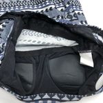 TYR Womens Workout Tank Tankini Top Swim Shelf Bra Geometric Black Gray 8 Photo 2