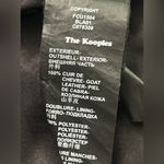 The Kooples Fringed Goat Leather Moto Jacket black suede Photo 15