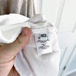 Hubert Gasser Jersey Top Dress in Tan/White Tan Photo 5