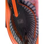 Dooney & Bourke  purse Orange Woven Leather Tote Bag With Tag & Strap NWT‎ Photo 7