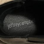 Jeffrey Campbell  Emrys Chelsea Boots Black Ankle Booties‎ Square Toe Size 8.5 Photo 6