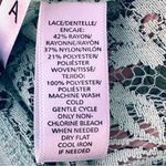 Loft Ann Taylor Mint Green Lace Short Sleeve Sheer Dainty Floral Blouse Photo 15