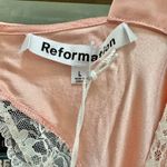 Reformation NWT  Provence Silk Dress in Powder Pink Photo 7