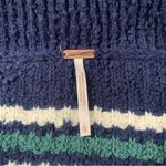 Free People NWT  Women's Kennedy Pullover Sweater oversize striped size large E5 Photo 7