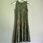Old Navy  Olive Palm Beachy Tank Dress XS Photo 1