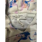 Rag and Bone  Floral Hoodie Sweatshirt | Organic Cotton | Size S Photo 3