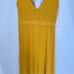 Love Tree  Summer Loving Woman’s Large Mustard Yellow Jumpsuit‎ Romper Photo 2