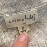 Maison Jules  Light Grey Polka Dot Sweater Photo 5