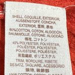 Free People  Shirt Womens Medium Red Just Like Honey Thermal Bell Sleeve Boho Photo 6