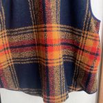 Free People Wrapped Up Blanket Vest Navy And Gold Photo 11