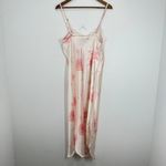 Vintage Floral Pink Lace Trim Satin Slip Nightgown Private Luxury Fairycore Size M Photo 8