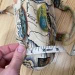 Fossil World Traveler Crossbody Vintage HandBag Barcelona Rome Barrel Canvas Bag Photo 6