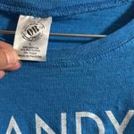 Blue Short Sleeve Tee with Beachy Graphic Size L Photo 2