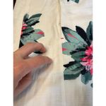 Joules Floral Linen Shift Dress Women 16 Beach Cruise Spring Easter Summer Stain White Photo 12