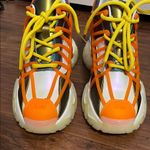 💖 Anthony Wang Acerola 01 Multicolor Chunky Sneakers Orange Size 8.5 Photo 3
