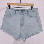 Wild Fable Light Wash Highest Rise Cut Off Denim Shorts size 12 Photo 0