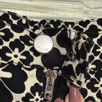Moschino Vintage  Black and Cream Floral Pants Photo 3