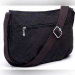 Kipling  Women’s Syro Black Tonal Nylon Shoulder Crossbody Bag Purse Photo 3