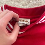 Vintage Red Nebraska Huskers retro preppy oversized crewneck size medium Photo 7
