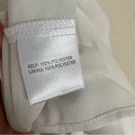 Rose + Olive  Top Cami Strappy Sleeveless Layered Criss Cross Back V Neck White Photo 8