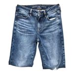 American Eagle  Distressed Blue Jeans Next Level Stretch Women's Size 4 Regular Photo 2