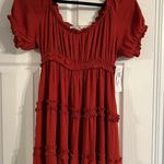 Western Dress Orange Photo 0