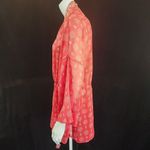 Xhilaration Red & White Sheer Kimono (M/L) Photo 4