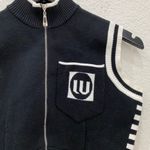 ZOEY. W Los Angeles Black & White Knit Bodysuit Romper Size S Photo 8