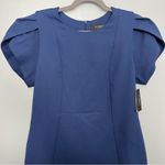 Liverpool NWT  Tulip Sleeve Sheath Dress Navy Blue Women’s 10 Photo 2