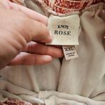 Knox Rose Barn Red Aztec Smock Waist Pull On Shorts Size XXL Photo 4