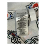 Karl Lagerfeld  Paris Print Postage Stamp Roll Tab Sleeve Top Women‎ Size Large Photo 11