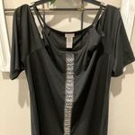 Dotti black beach cover up cold shoulder 14 Size L Photo 0