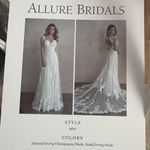 Allure Bridals Ivory Lace Wedding Gown Size 16 Photo 1