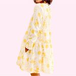 Eywasouls Malibu Cora Tiered Yellow Daisy Voile Mini dress Size XS/S‎ Photo 2