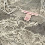 Victoria's Secret Victoria Secret Sheer Lace Nightie Top White size L Photo 3